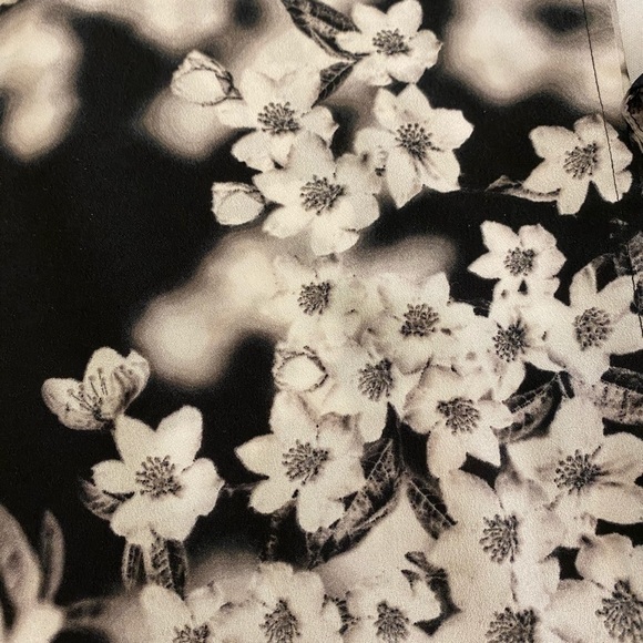 CALVIN KLEIN Women’s Button Down Floral Blouse, L - Picture 6 of 8